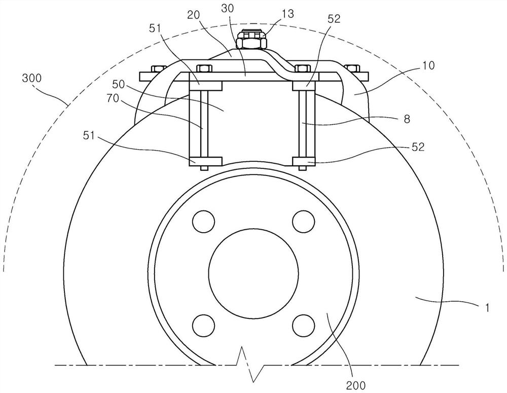 self-excited brake calipers