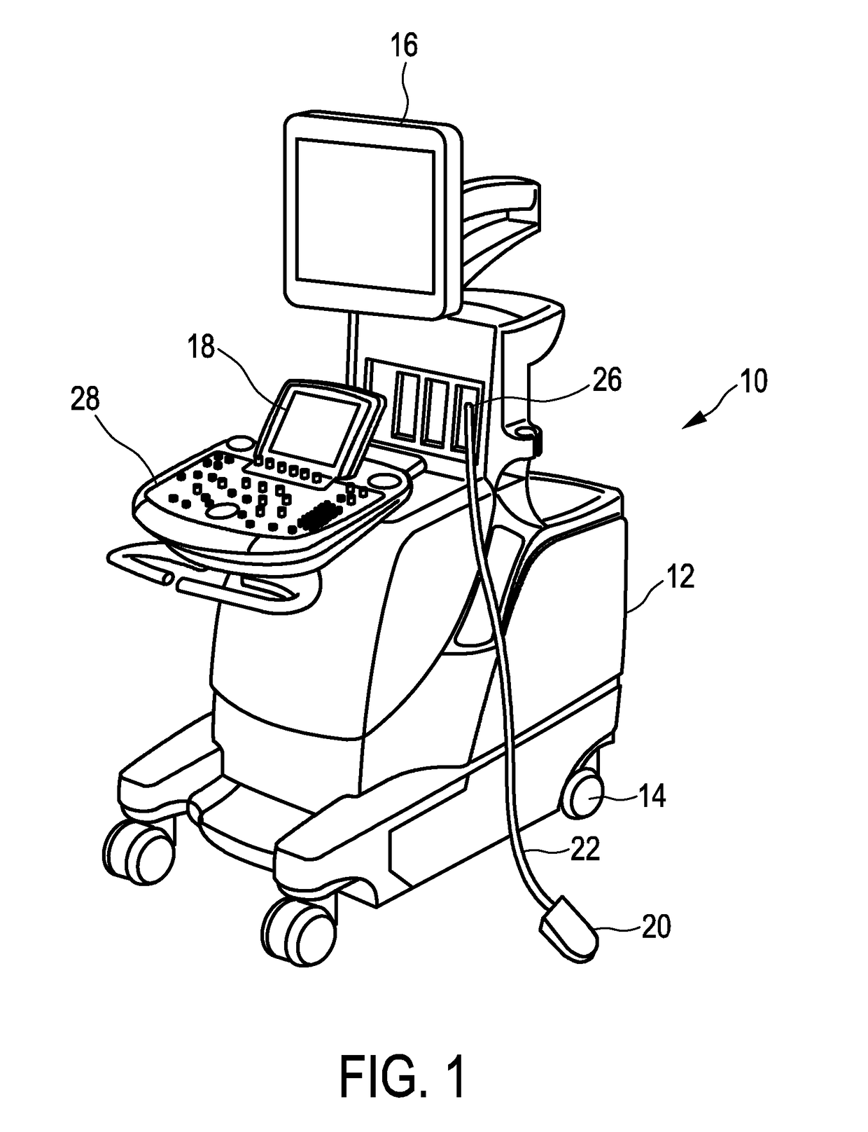 Ultrasound imaging system and method for image guidance procedure