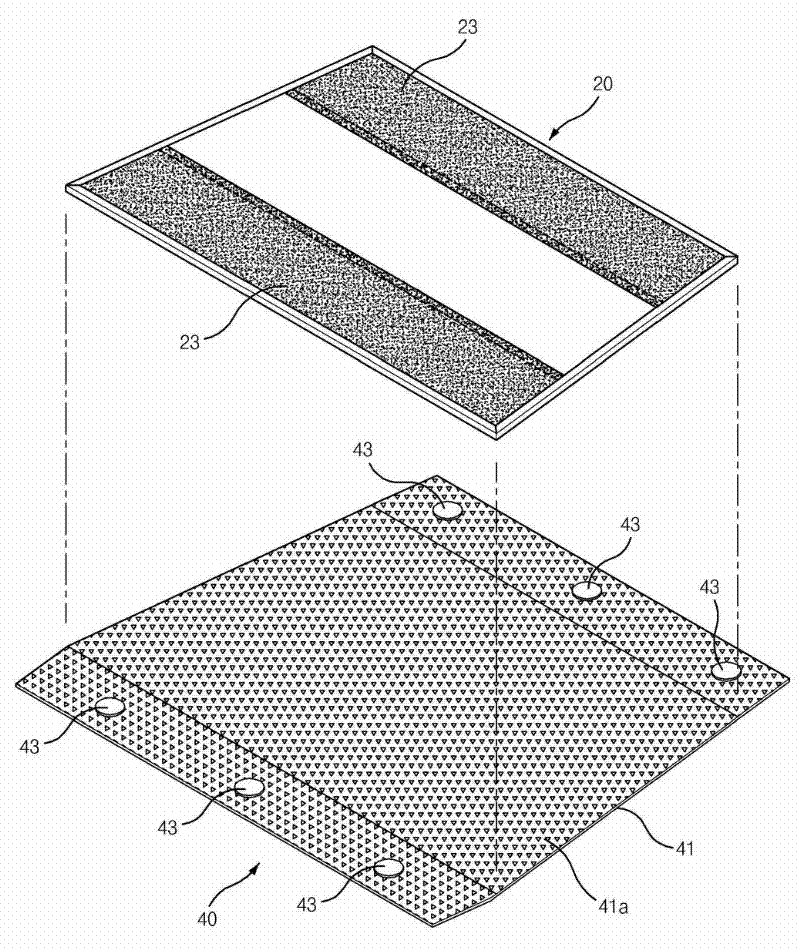 Protective pad of main pad for steam cleaner