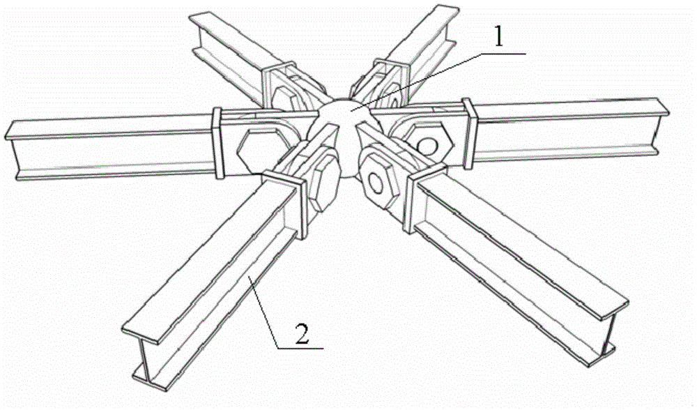 Space assembly type tooth-type joint structure