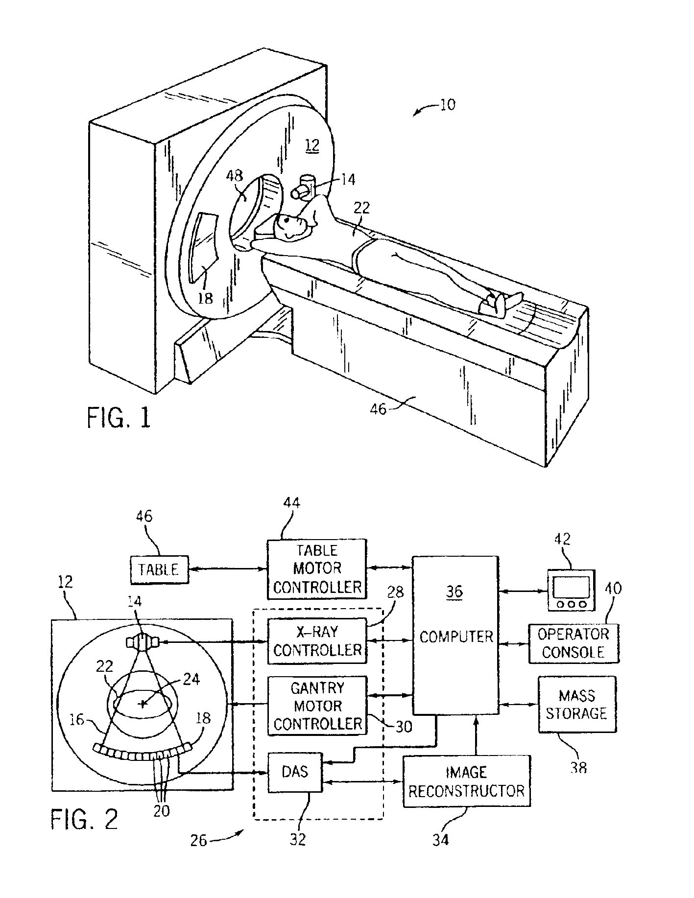 CT detector having a segmented optical coupler and method of manufacturing same