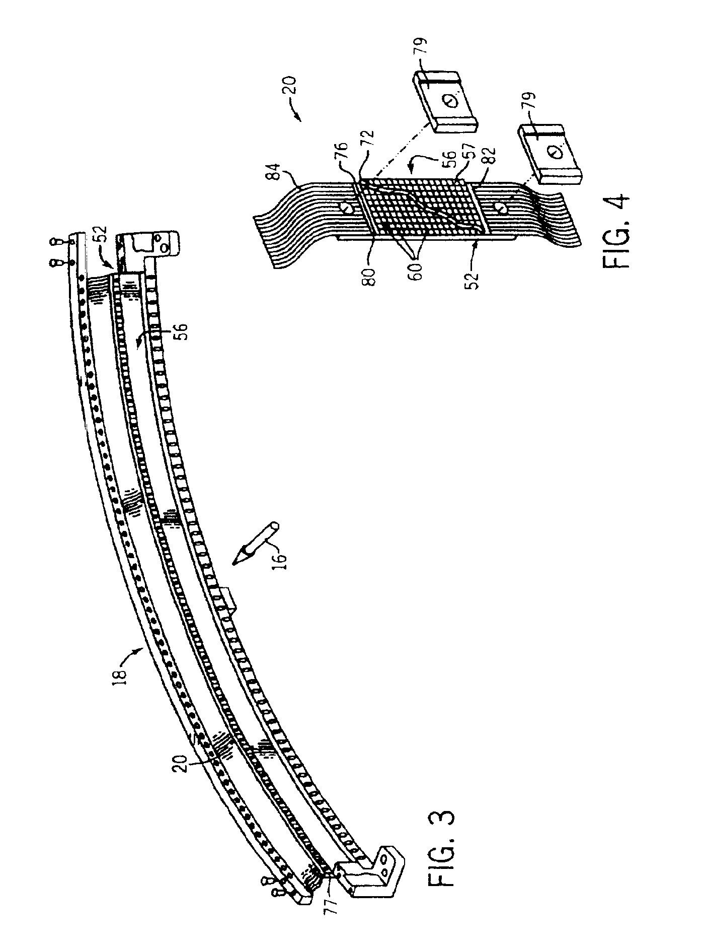 CT detector having a segmented optical coupler and method of manufacturing same