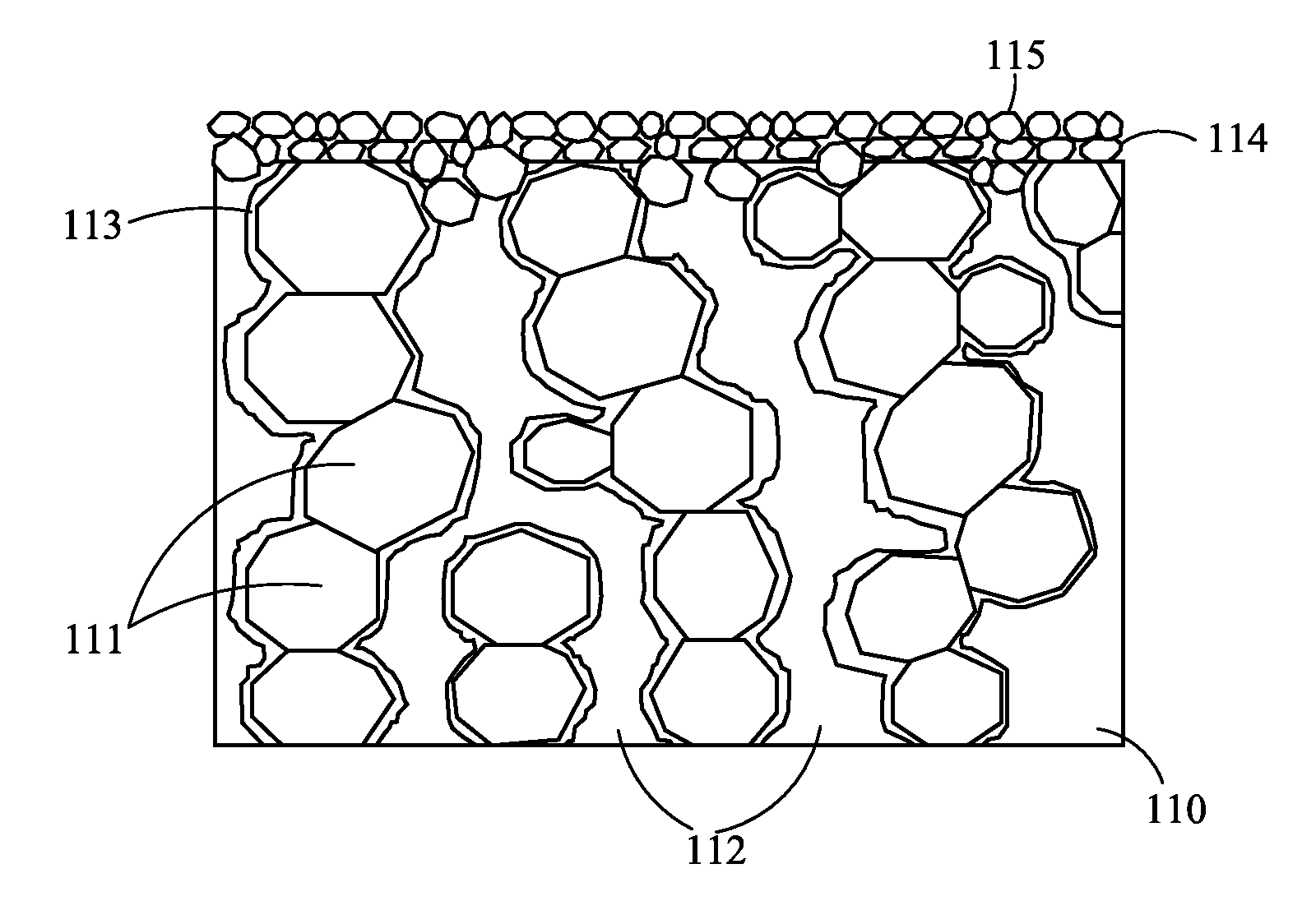 Porous metal substrate structure for a solid oxide fuel cell