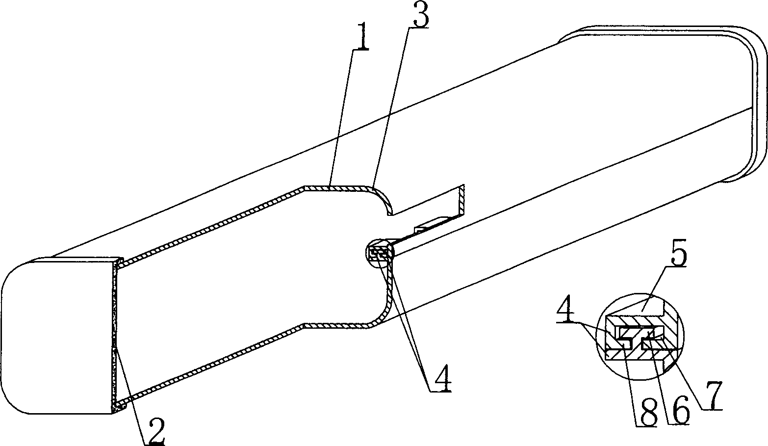 Plastic thin-wall tube