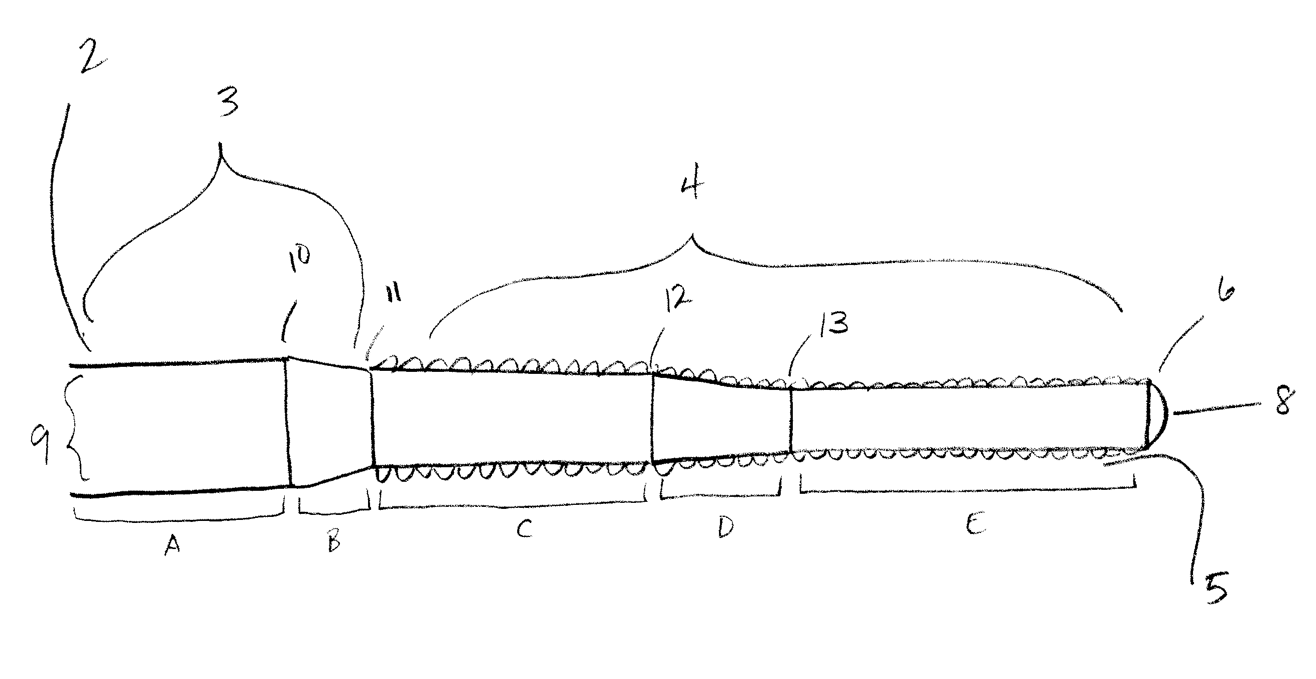 Dual Diameter Introducer Guide Wire