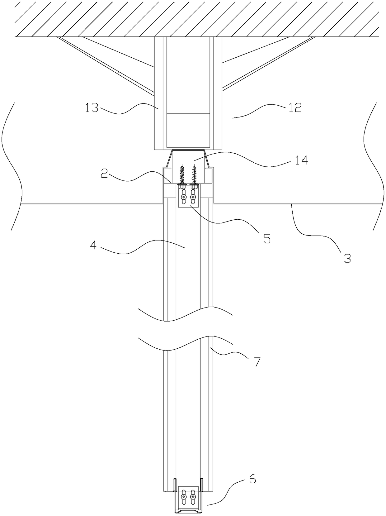 Integrated ceiling and partition system