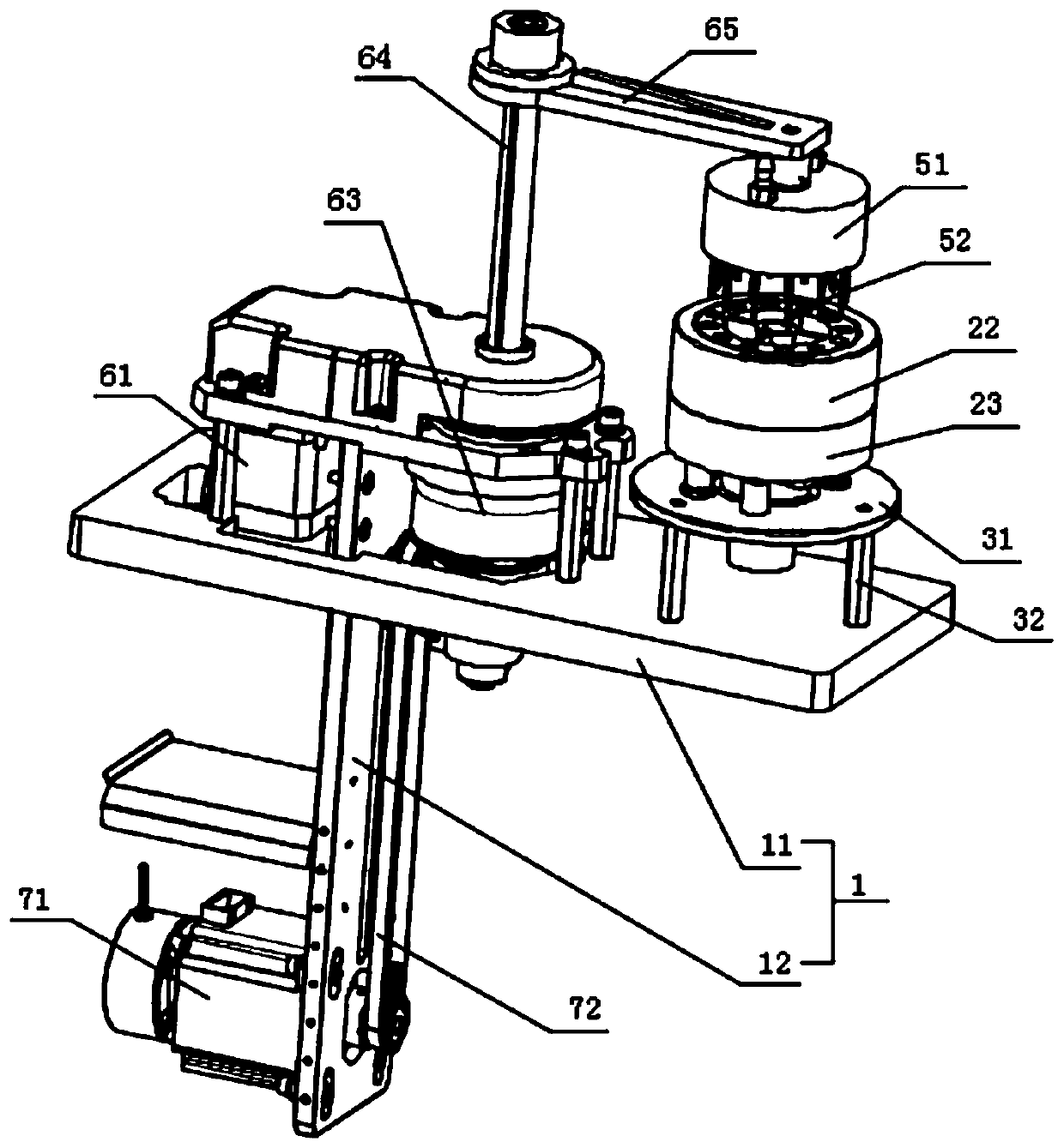 Magnetic particle washing device