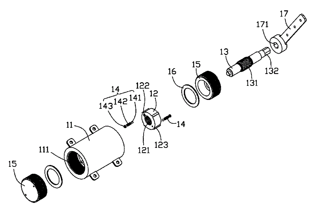 Hydraulic pressure revolving shaft device