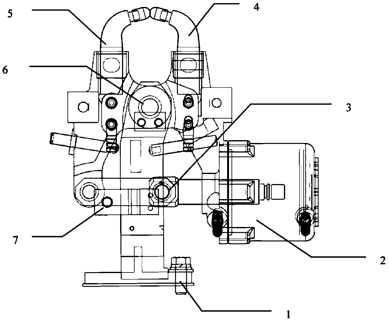 A clamp welding integrated welding tongs