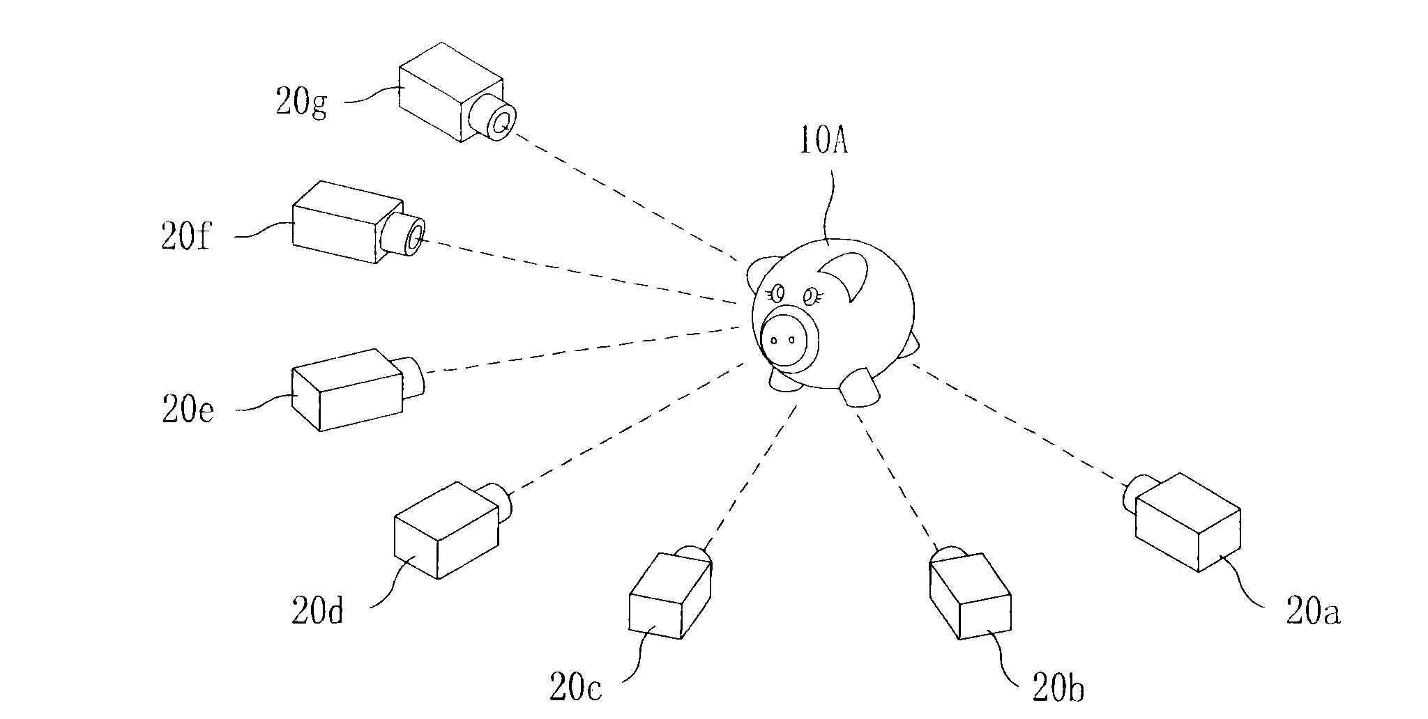 Intelligent multi-angle digital display system and display method