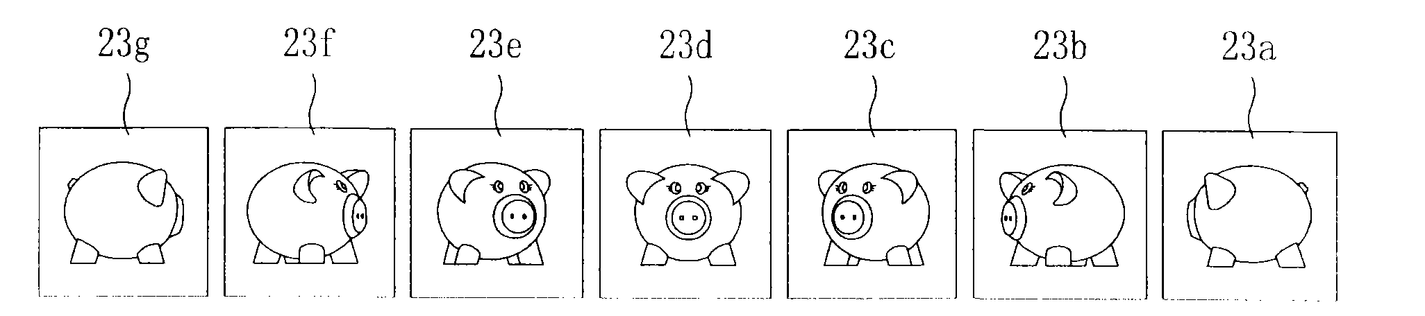 Intelligent multi-angle digital display system and display method