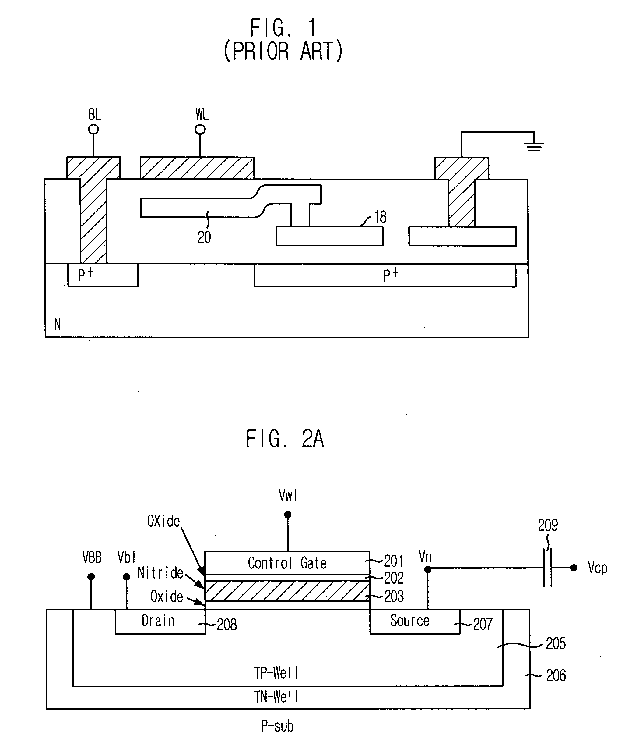 Driving circuit for non-volatile DRAM