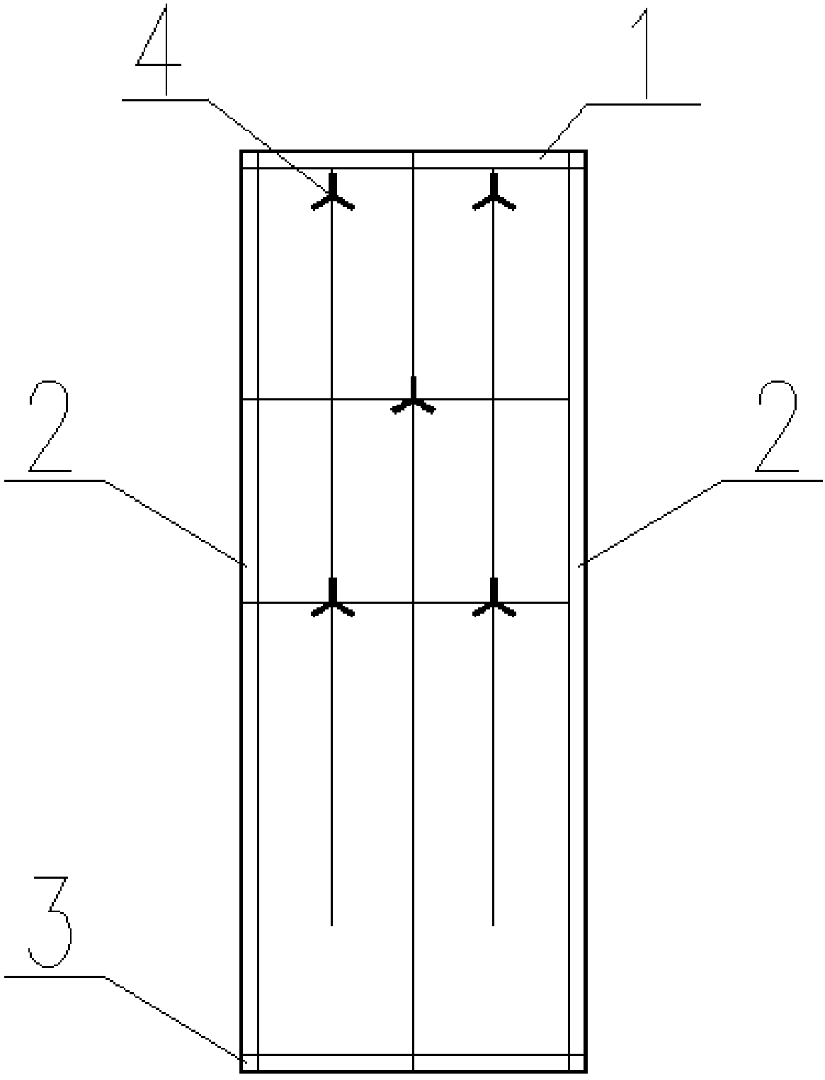 Natural stirring and mixing device and high-density sedimentation tank