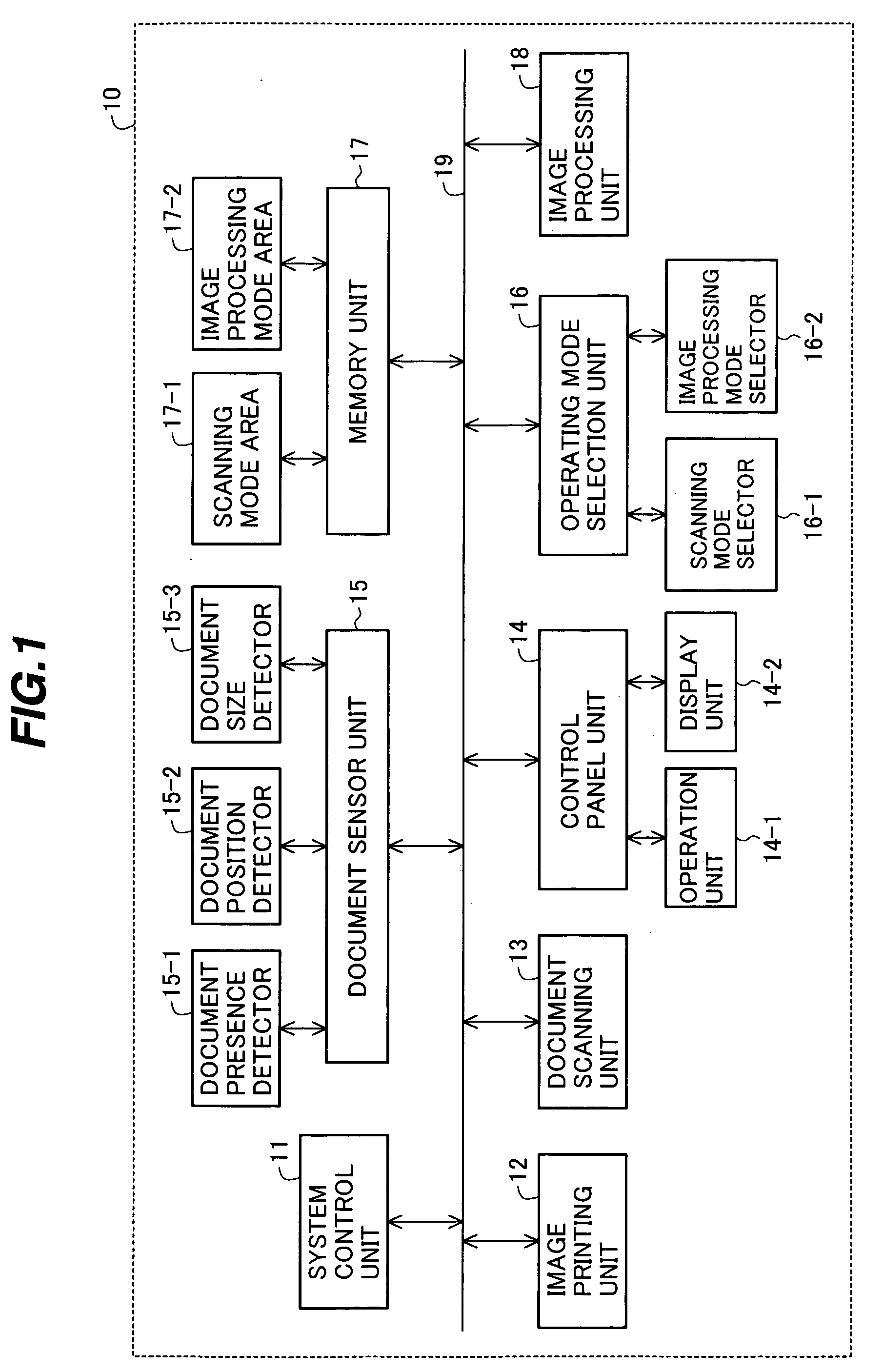 Image processing apparatus with simplified mode selection