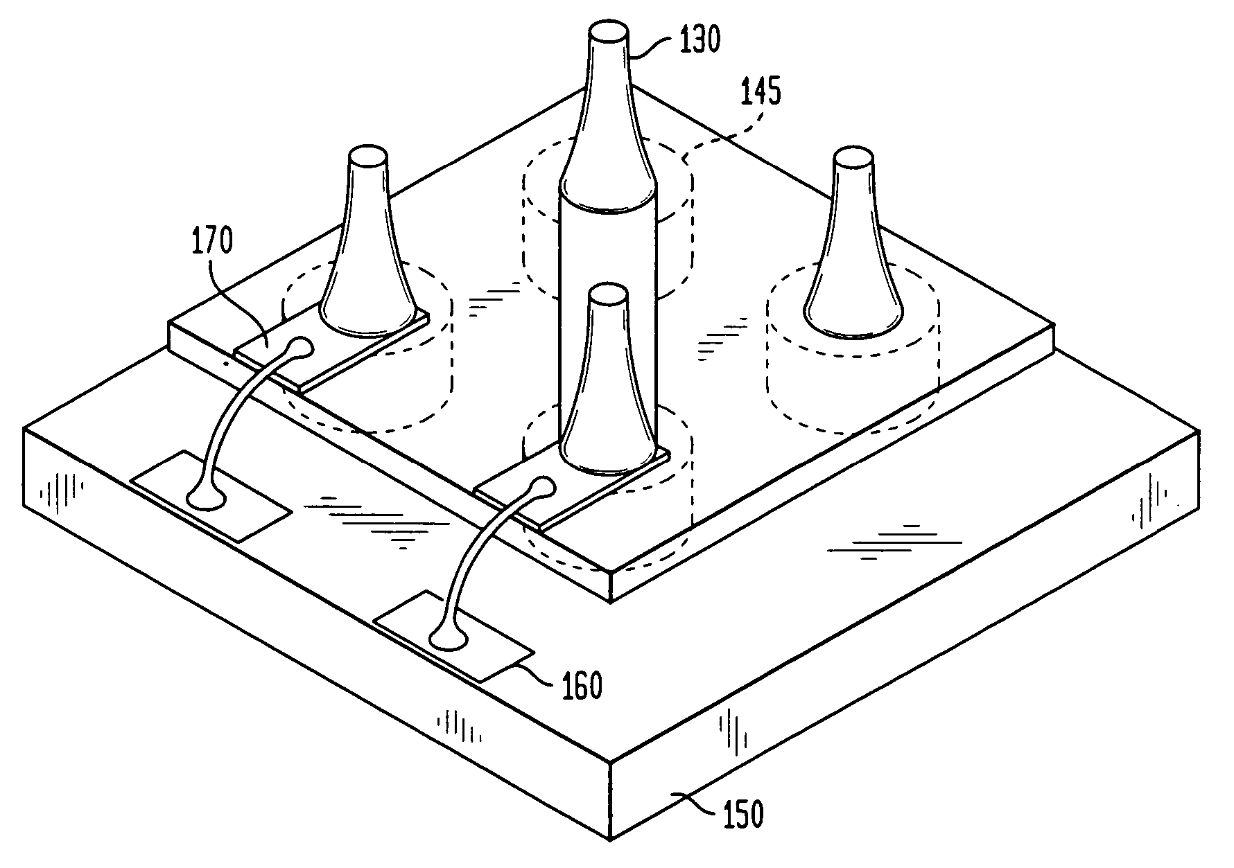 Method of electrically connecting a microelectronic component