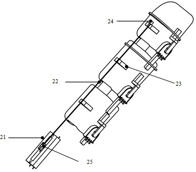 Wearable finger joint angle displacement data synchronous acquisition system