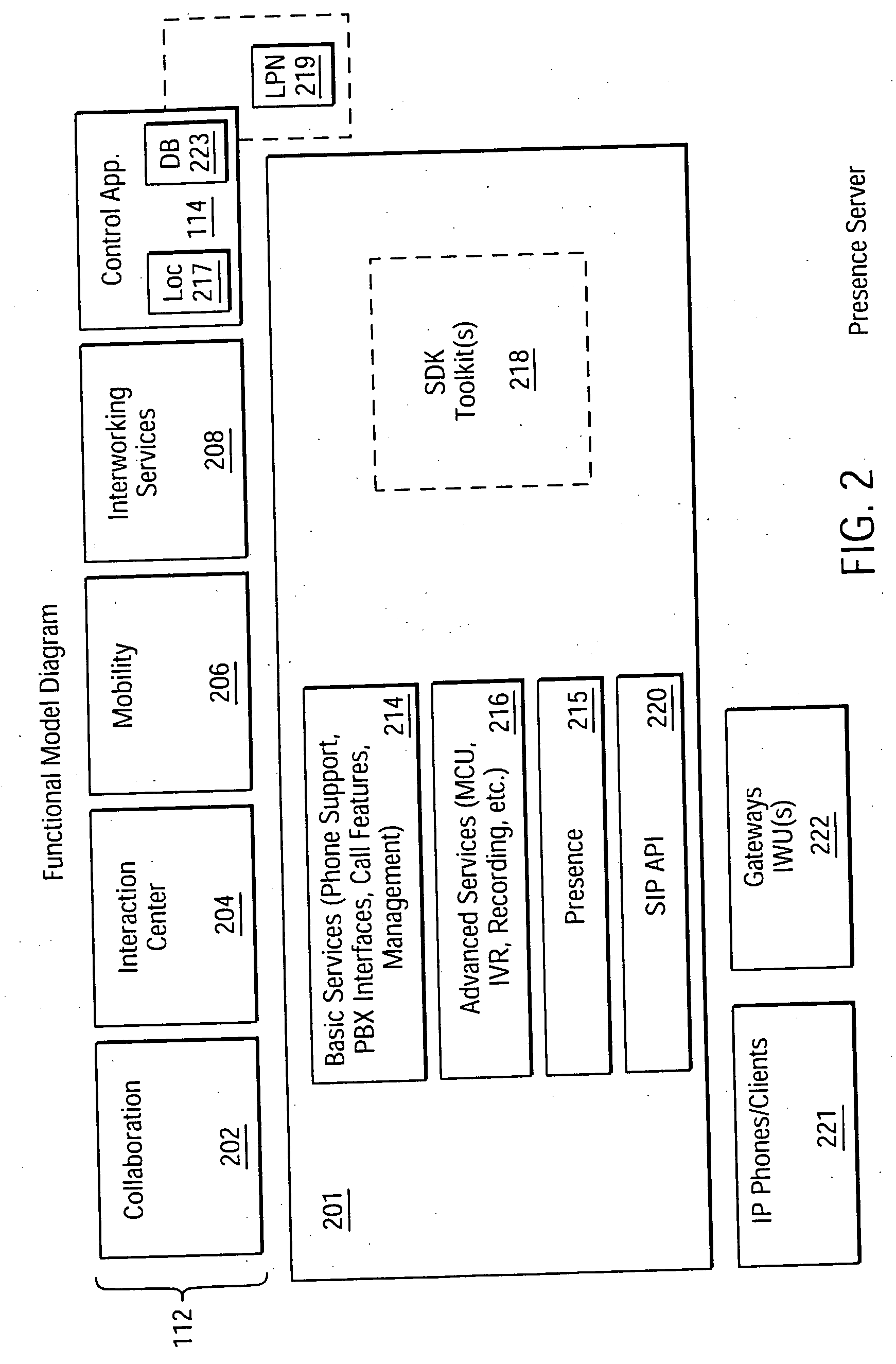 System and method for web-based presence perimeter rule monitoring