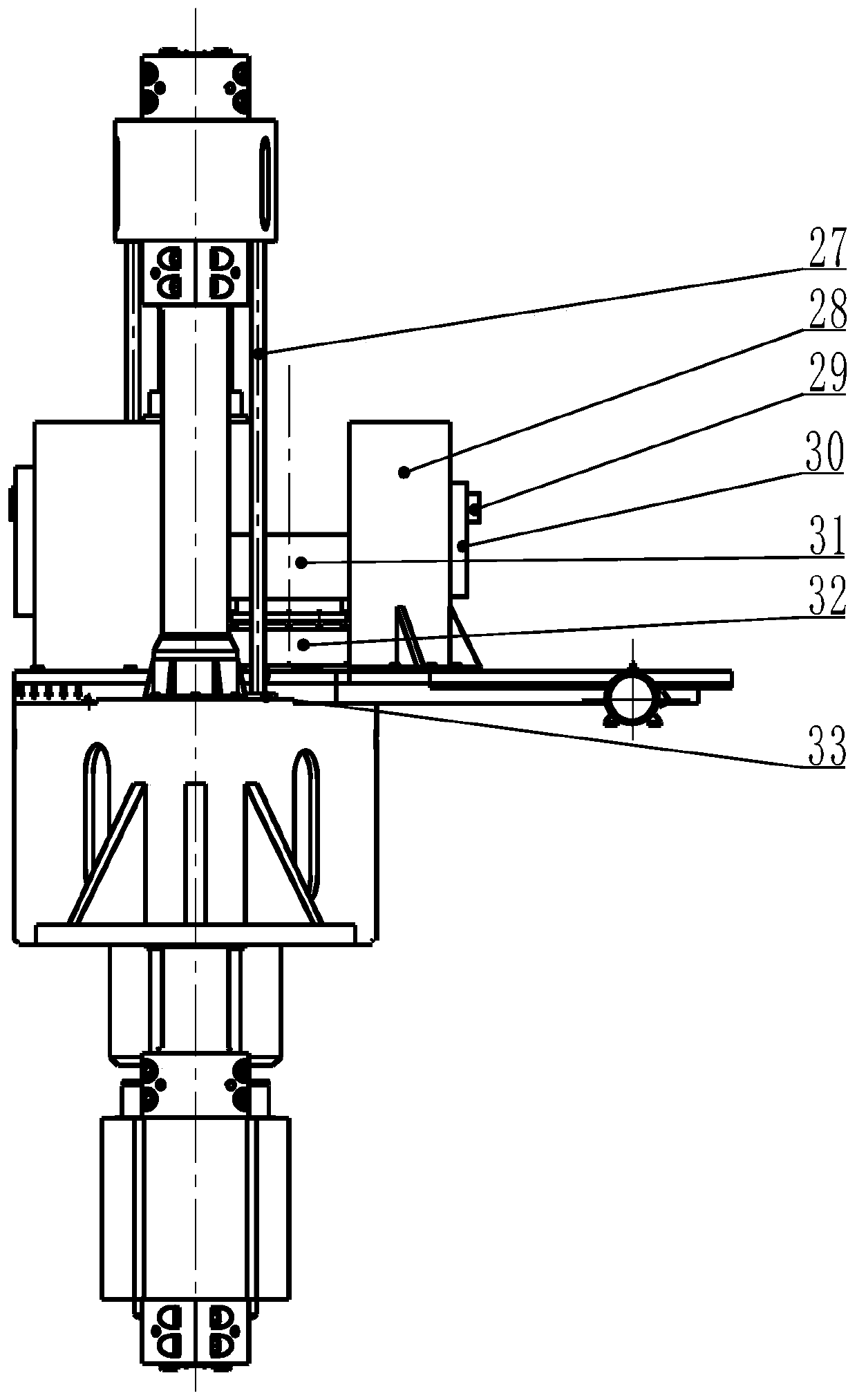 Integrated forming method with atmosphere protection and for situ extruding and upsetting of metal powder after sintering and integrated hydraulic machine of integrated forming method