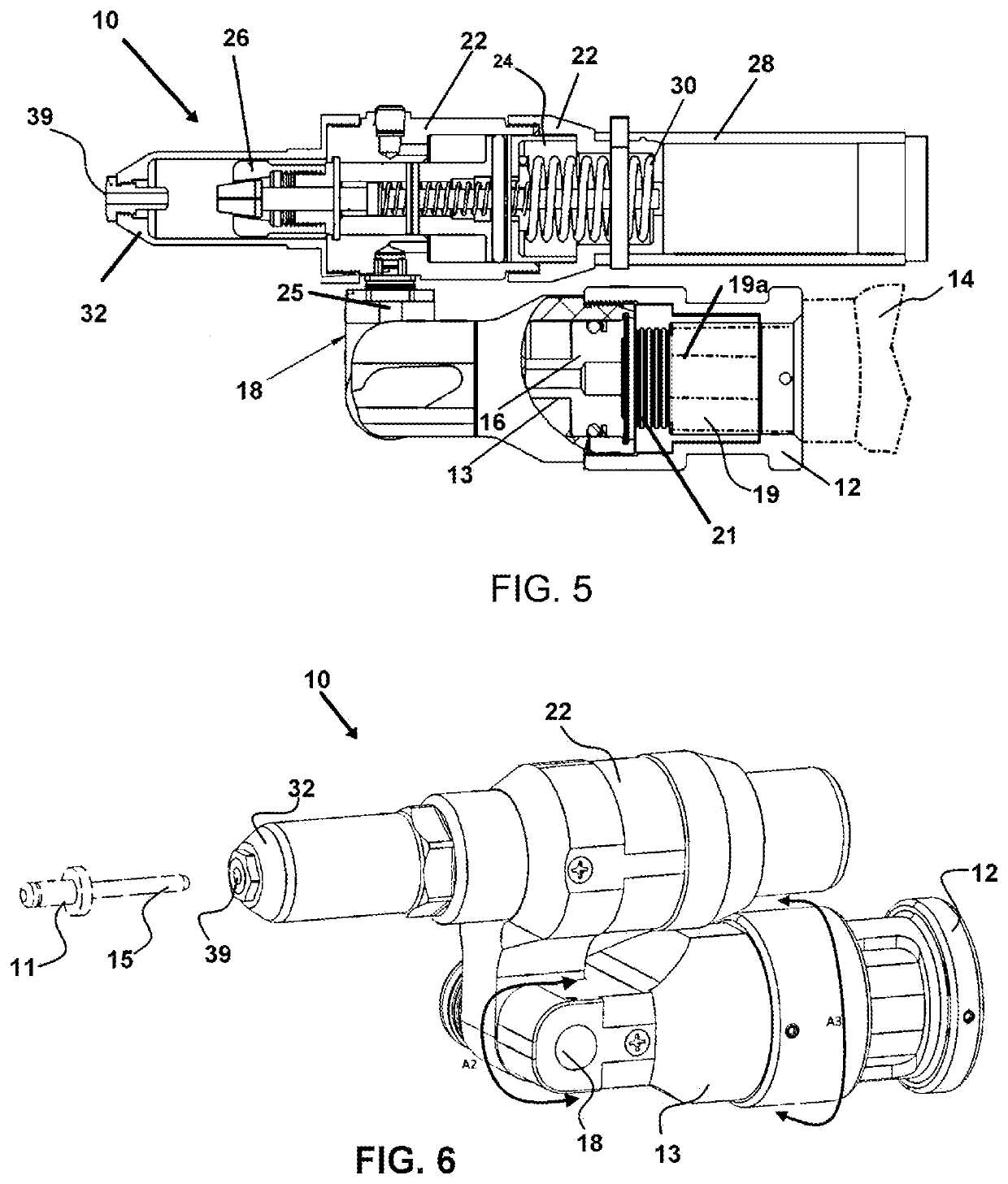 Handheld Handle-Powered Pull Riveter