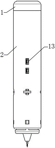 Hair follicle extracting and planting integrated instrument