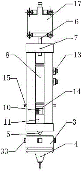 Hair follicle extracting and planting integrated instrument