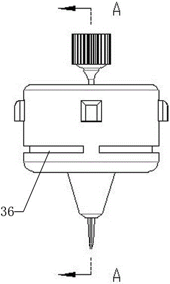 Hair follicle extracting and planting integrated instrument