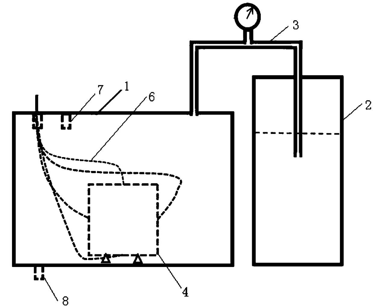 Method and device for measuring matrix bulk modulus of porous materials