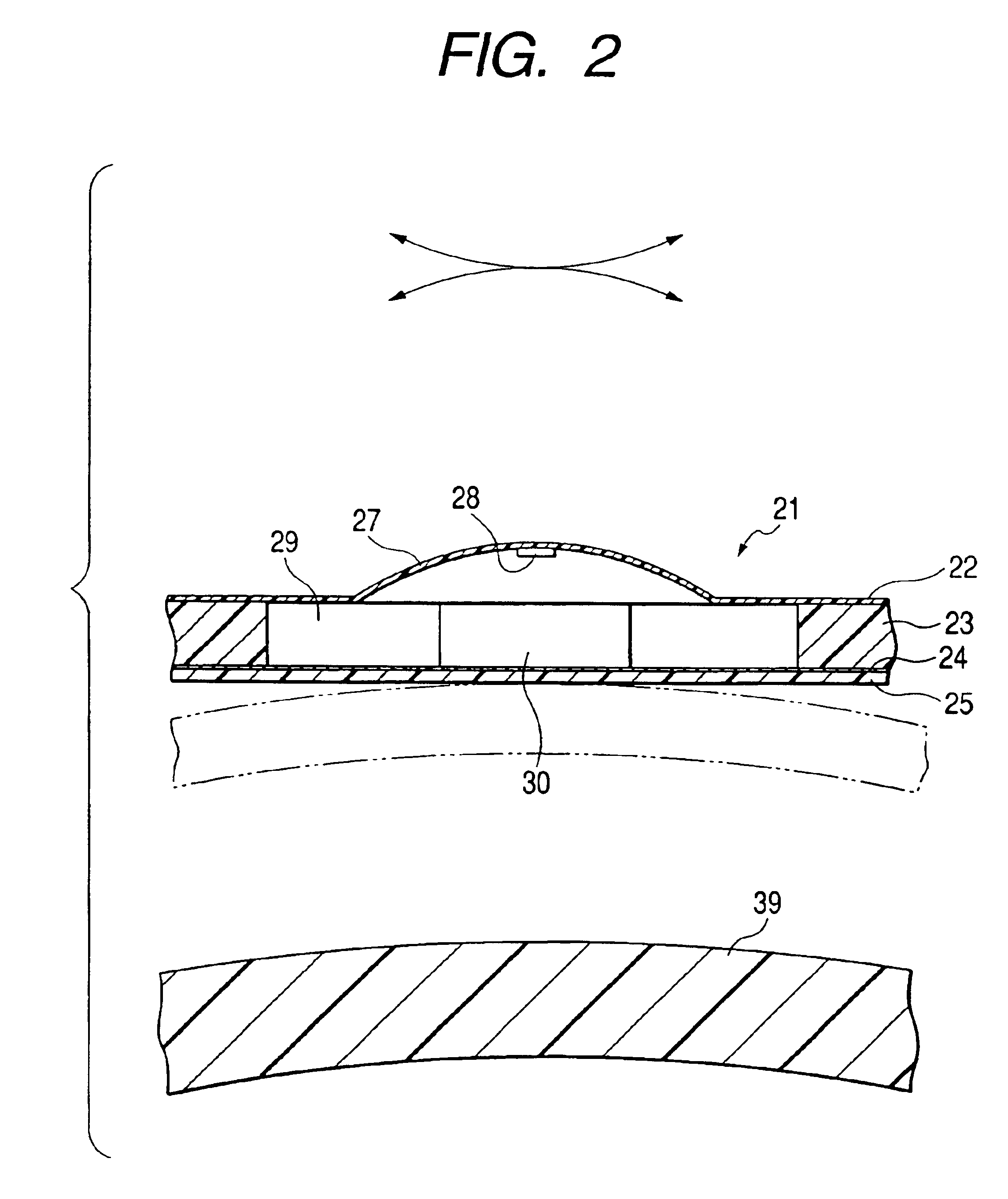 Flexible switch and method for producing the same