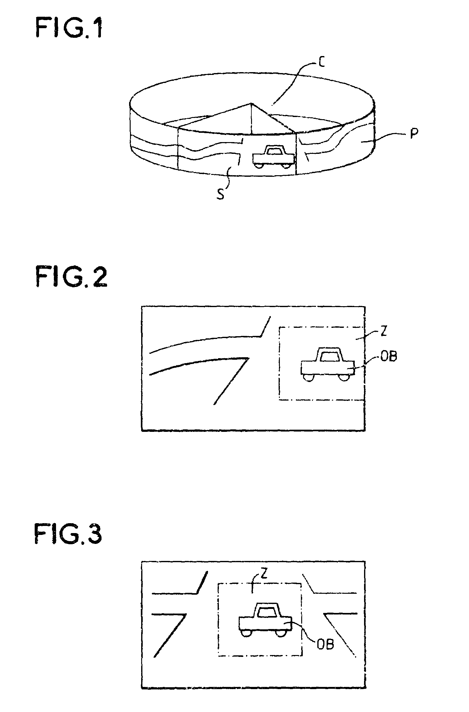 Method for displaying an object in a panorama window