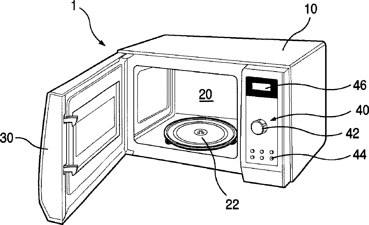 Electronic microwave oven utilizing electric wave identificating system and automatic cooking method thereof