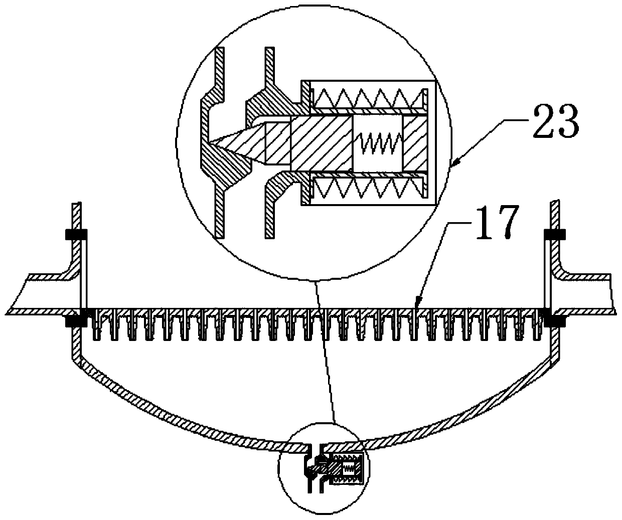 An air filter for preventing water from entering a cylinder