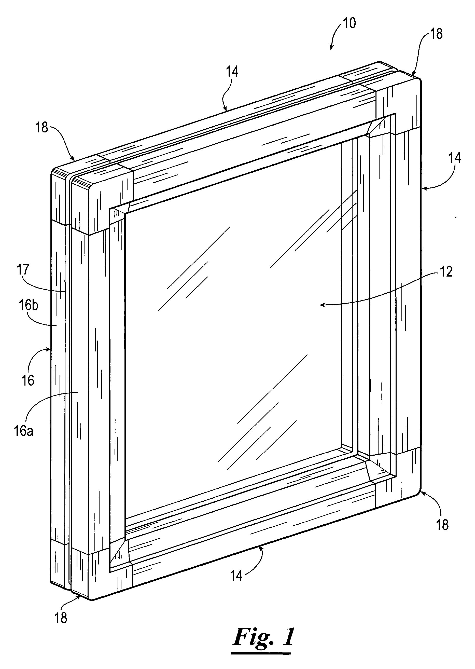 Modular frame corners