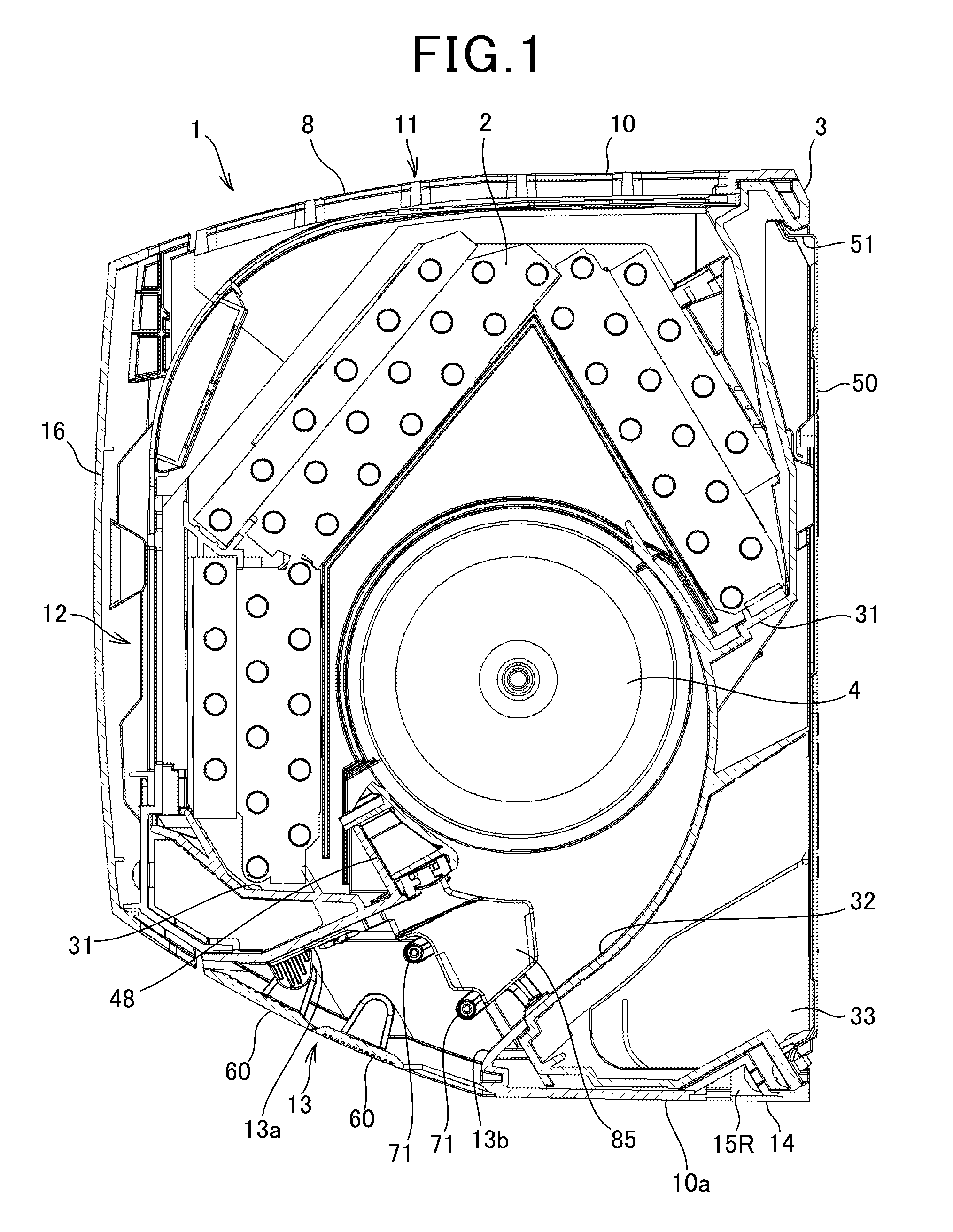 Wall-hung air conditioner and installing device for air conditioner