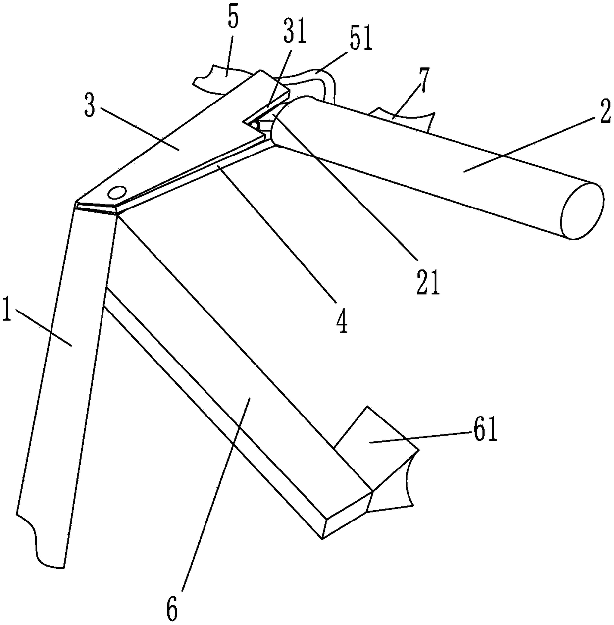 Handlebar structure convenient to brake