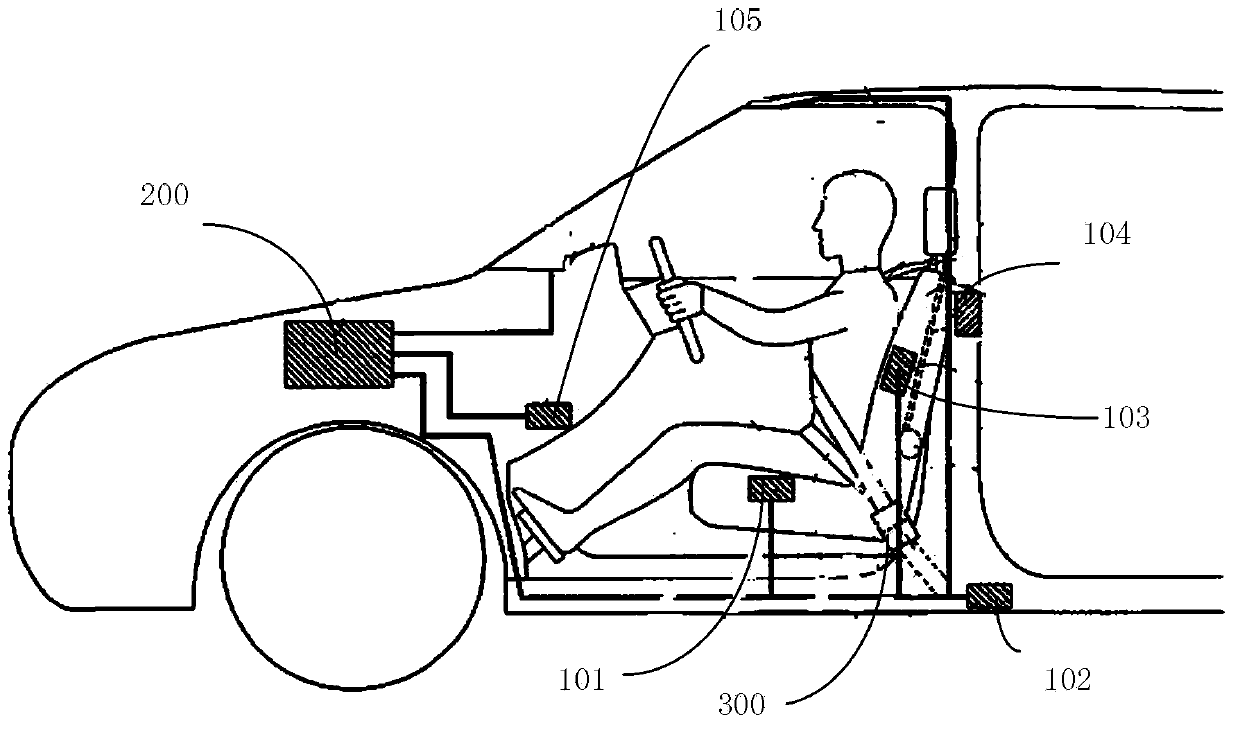 Passenger protection device and protection method during side collision of vehicle