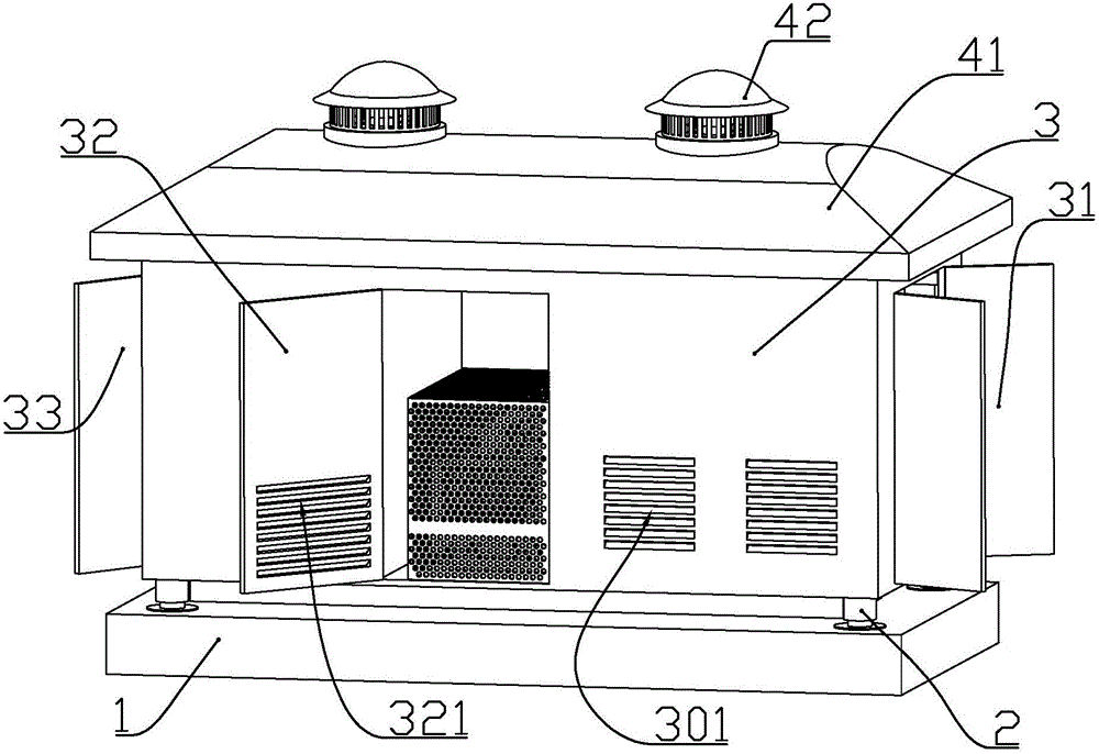 Box-type substation having multiple heat radiation modes