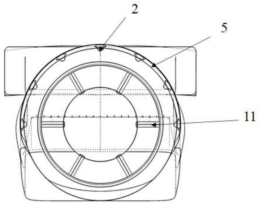 Double-S-bend convergent-divergent spray pipe with infrared suppression measure