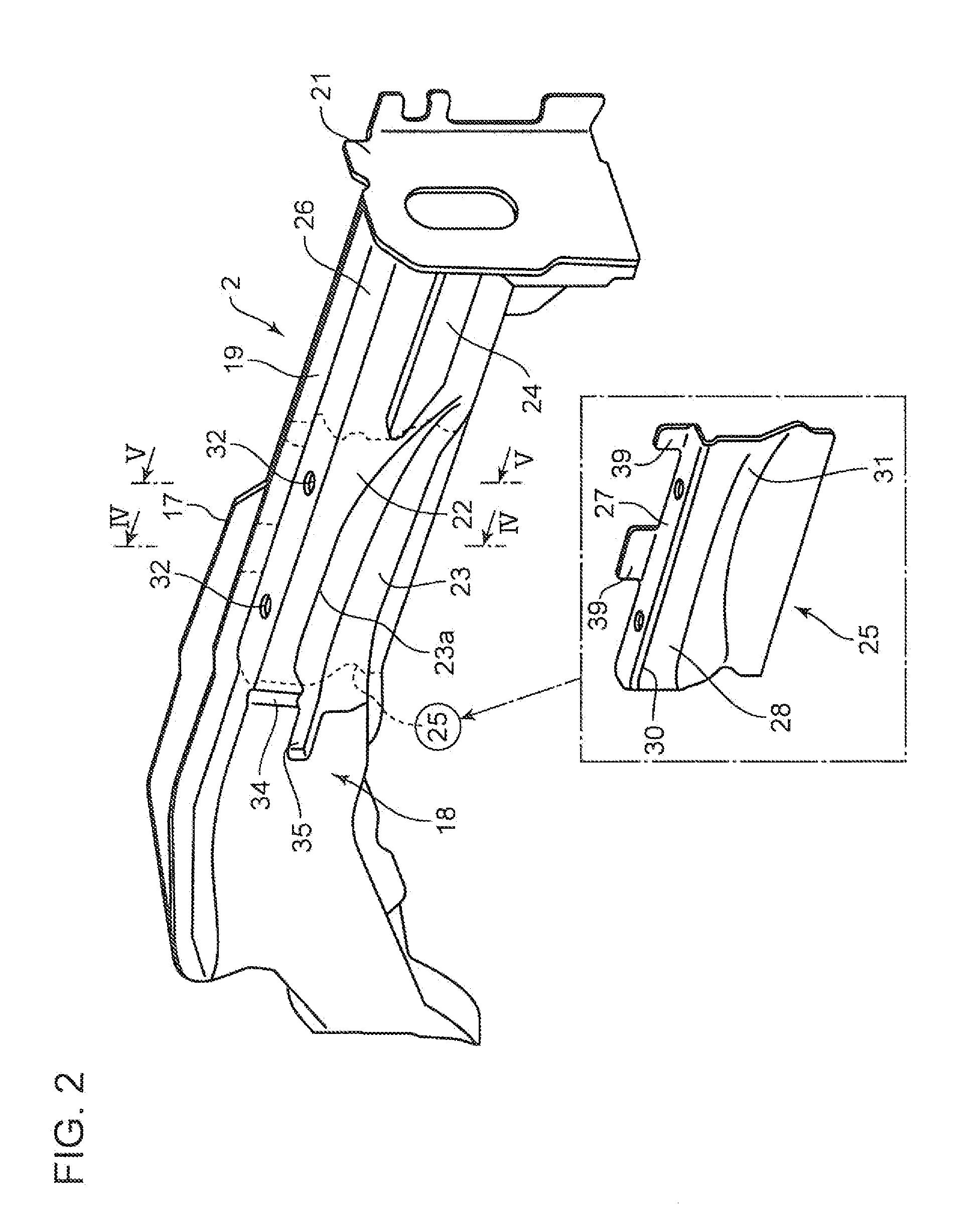 Vehicle front body structure
