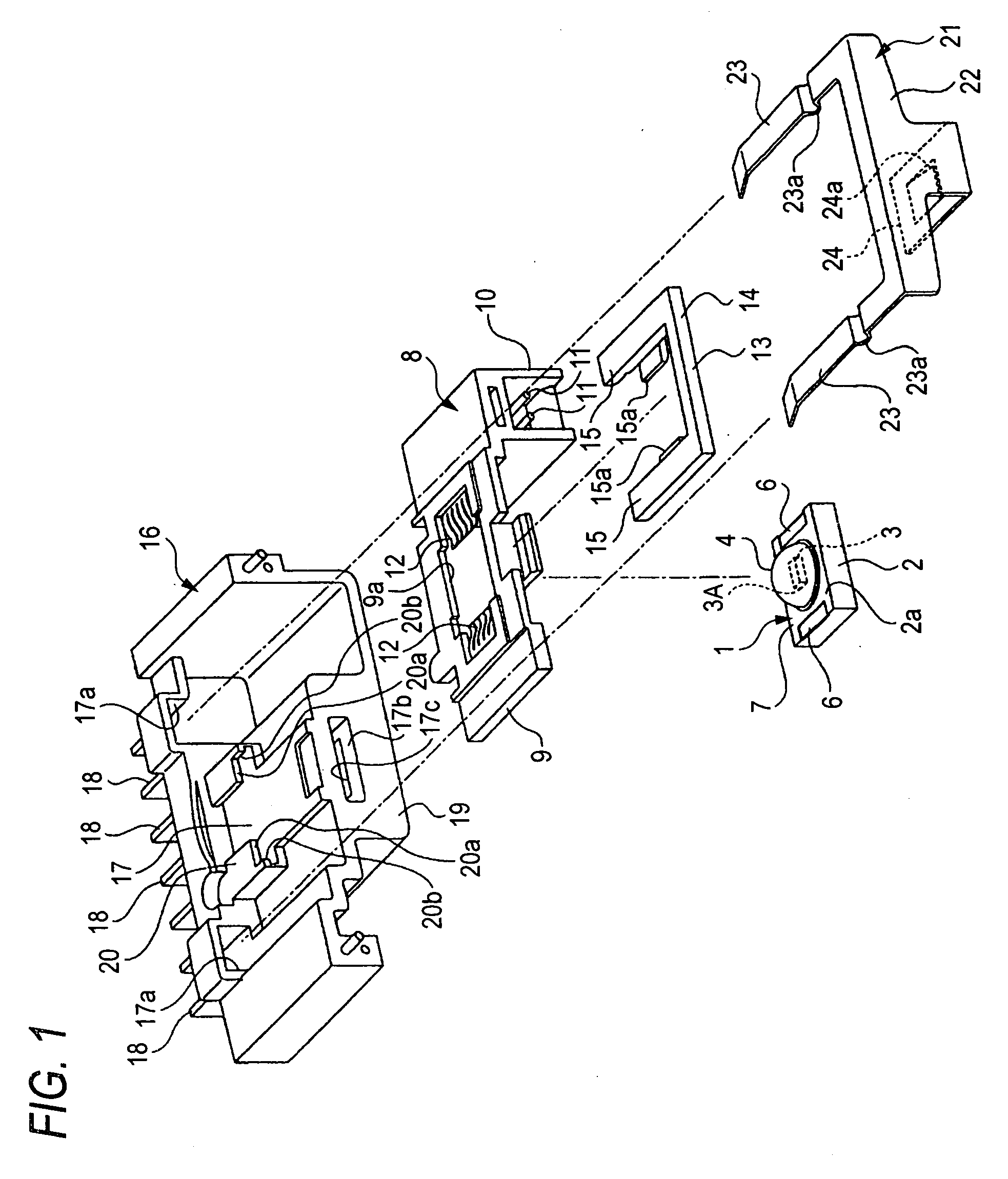 Light emitting module and lighting device for vehicle