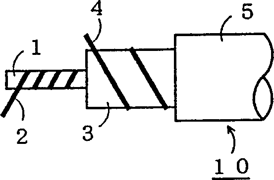 Heater cable combined with lead-wire cable