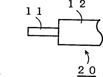 Heater cable combined with lead-wire cable