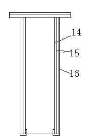 Gas-filling temperature-raising leaching tank