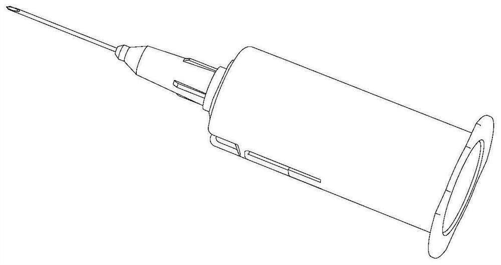 Storage device for pen type blood taking needle