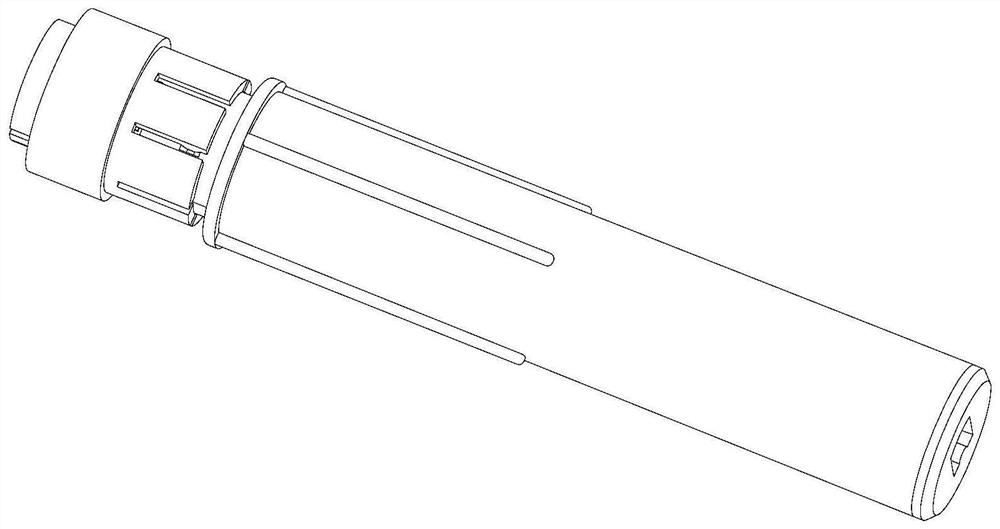 Storage device for pen type blood taking needle