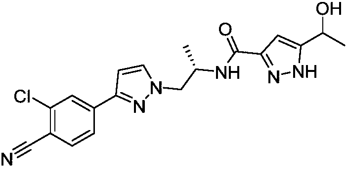 Method for preparing novel androgen receptor antagonist