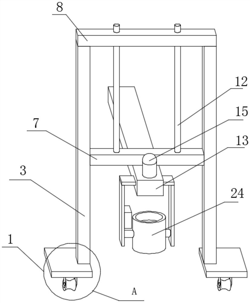 Building material lifting anti-shaking device