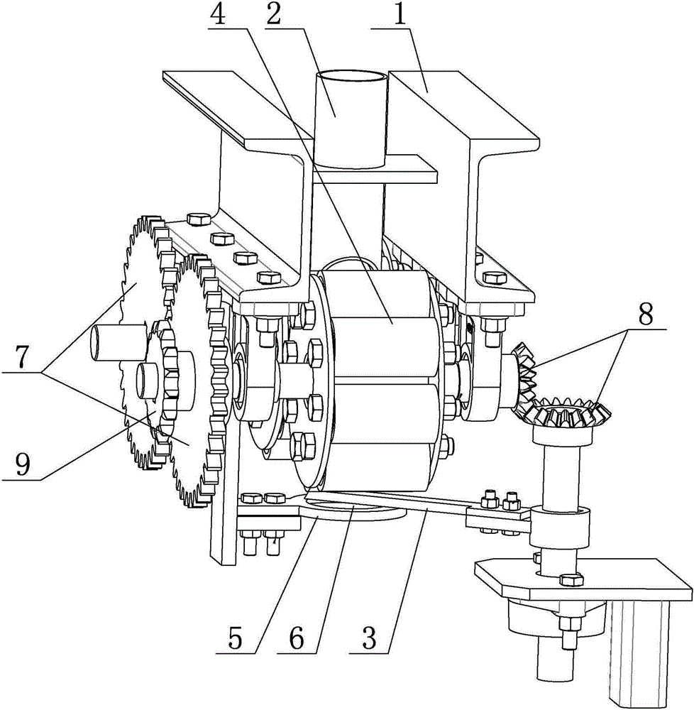 Seed stem cutting device suitable for joint planting machine of cassava