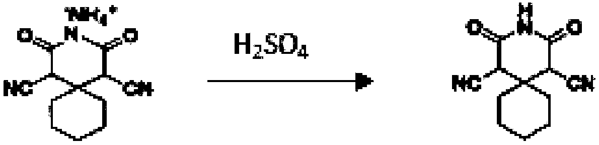 Preparation method of 2,4-dioxy-3-azole-spiro[5,5]undecane 1,5-dinitrile