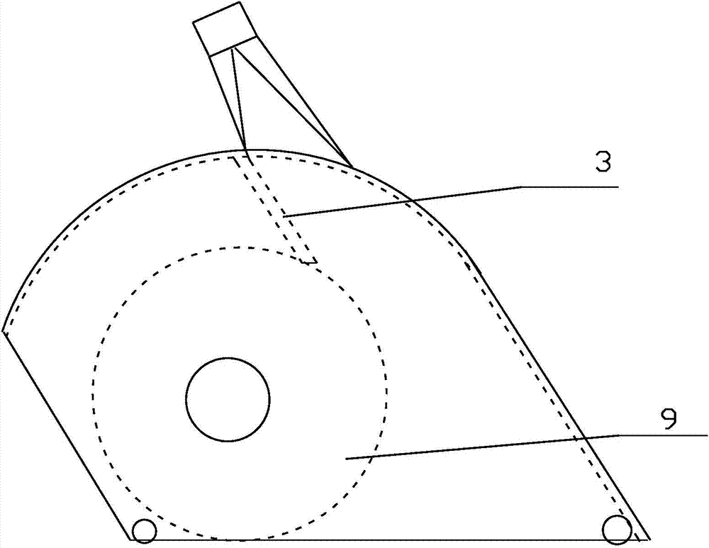 Movable-type grinding wheel polisher dust hood, dust collecting device and dust control method