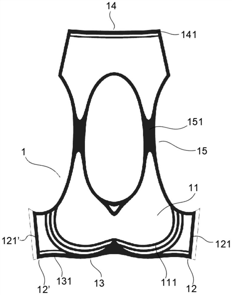 Close-fitting underwear and production method thereof